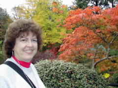Ms Becky with a Japanese Maple (DSCN1284.jpg)