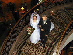Melissa & Steven decending staircase (DSCN1333.jpg)