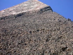 Close up of limestone cap on Khafre Pyramid  (DSCN1365.jpg)