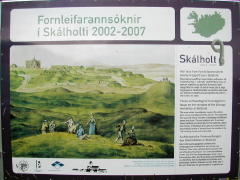Marker for Skalholt Church & archeology work (DSCN1745.jpg)